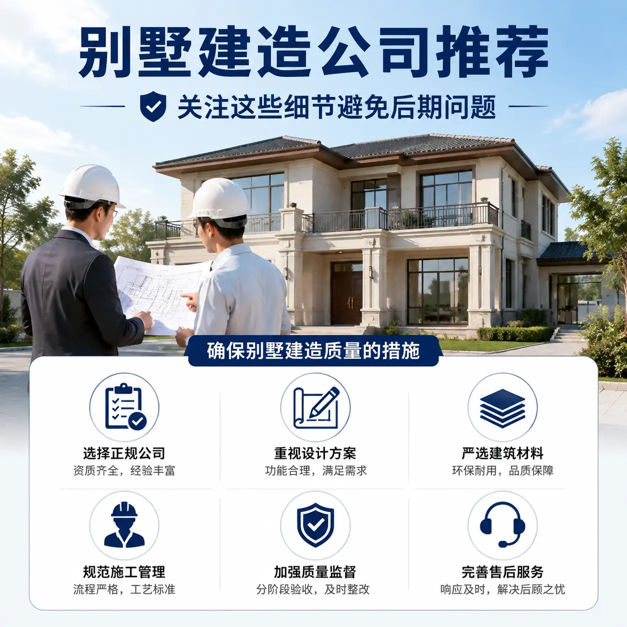 别墅建造公司推荐：关注这些细节避免后期问题