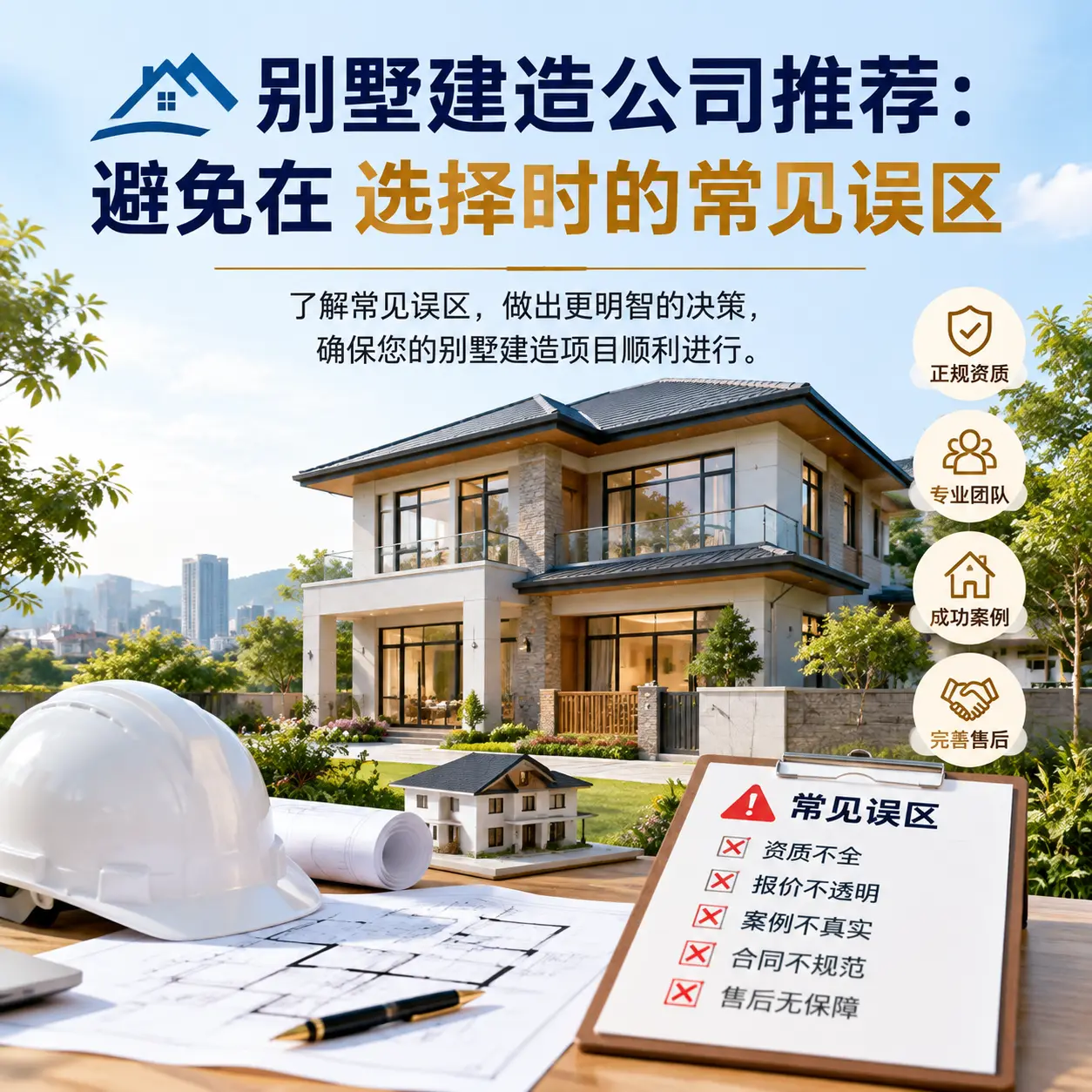 别墅建造公司推荐：避免在 德江 选择时的常见误区