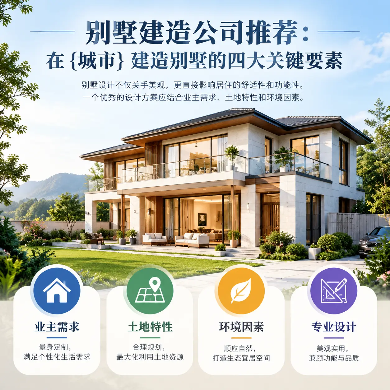 别墅建造公司推荐:在 德江 建造别墅的四大关键要素