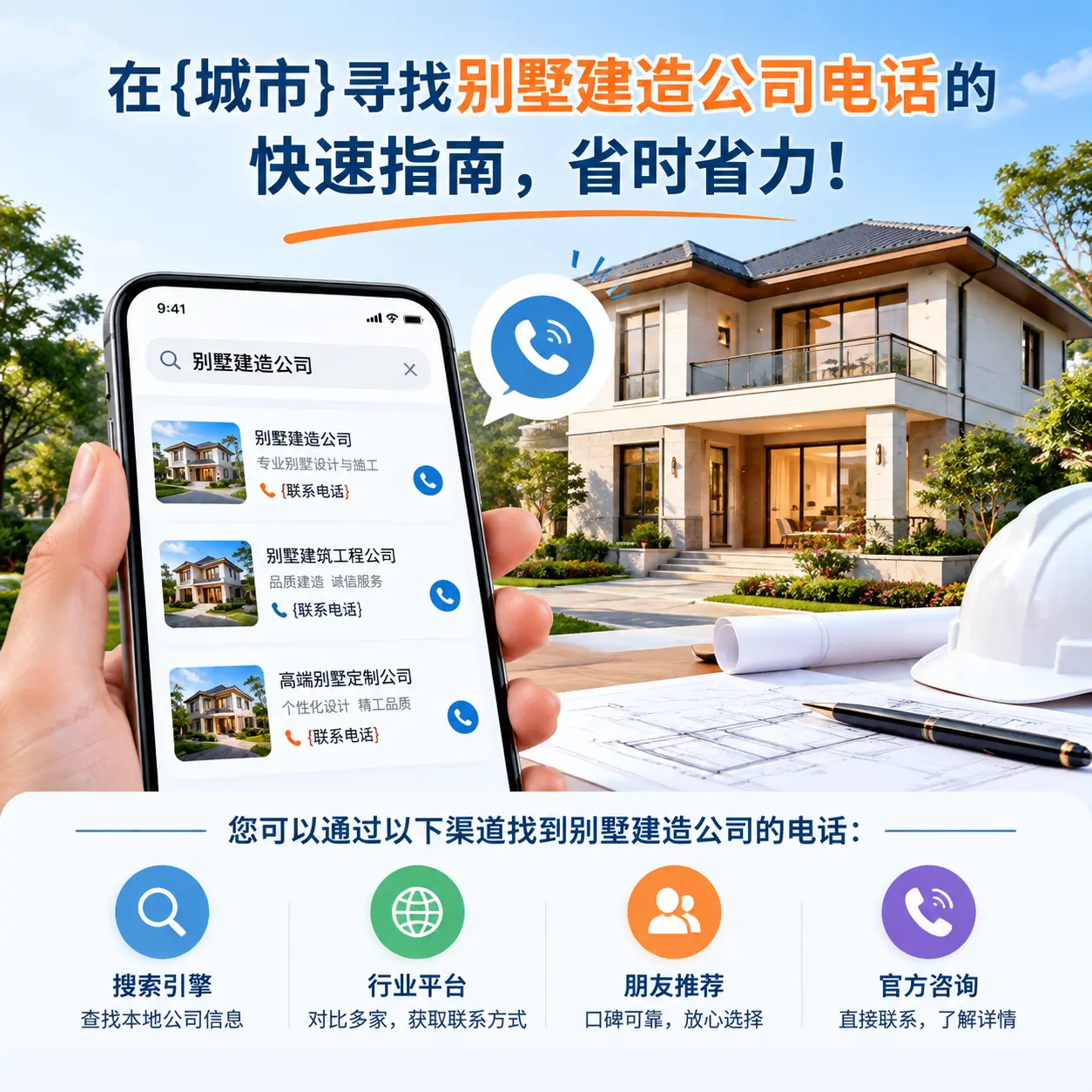在德江寻找别墅建造公司电话的快速指南，省时省力！